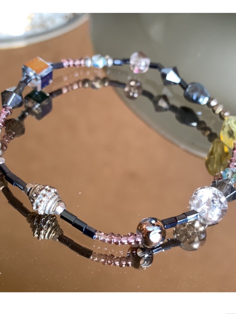 Colorful Beaded Stretch Bracelet